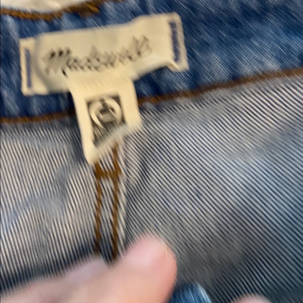 Madewell Women’s Curvy Classic 90 Straight Blue Jeans inseam 28” waist 34” - Picture 10 of 12
